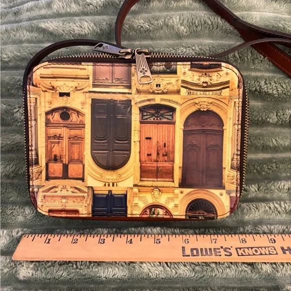 PATRICIA NASH RIMINI DOUBLE ZIP BOX SMALL LEATHER CROSSBODY - Picture 2 of 15